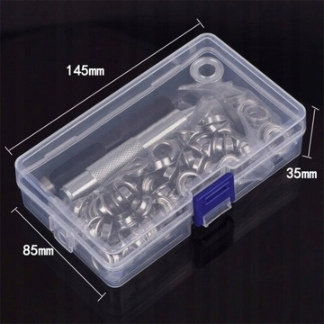 НАБОР ЛЮКСОВ, ДЫРОКОЛОВ, 10ММ, БРЕЗЕНТА, 200 ШТ.