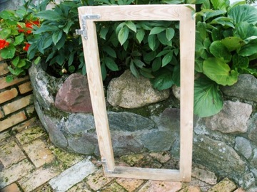 Старое окно, ретро оконная рама