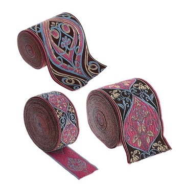 Кружевная декоративная рулонная жаккардовая ткань Hanf