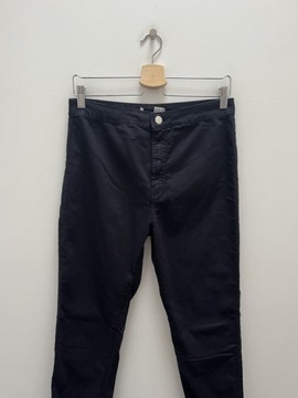 Bershka spodnie wysoki stan JEANS rurki 42