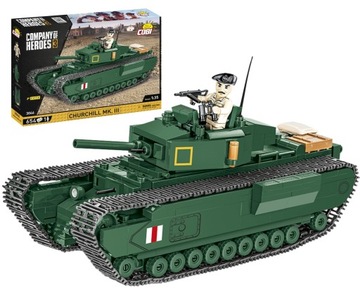 COBI 3046 Czołg Churchill Mk.III Company of Heroes