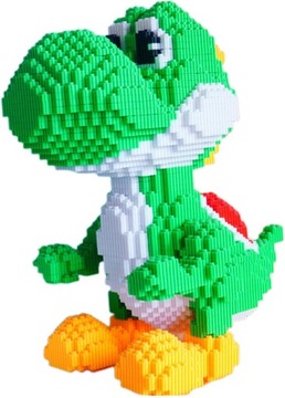 MINI KLOCKI DLA DZIECI ZABAWKA UKŁADANIE DINOZAUR PUZZLE 3D 7050 ELEMENTÓW