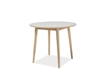 OKRĄGŁY STÓŁ NELSON 90cm MODNY SKANDYNAWSKI STYL