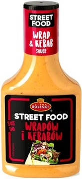 Sos Do Wrapów i Kebabów Pikantny Bez Konserwantów Kebab Sauce 325g ROLESKI