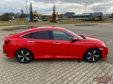 Honda Civic X Sedan 4d Facelifting 1.5 VTEC TURBO 182KM 2019 Honda Civic 1.5ivtec 183KM Polski salon 1 wl serwis bogata wersja zamiana., zdjęcie 15