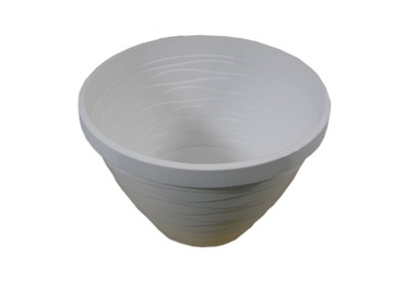 БЕЛЫЙ ПОДВЕСНОЙ ЦВЕТОЧНЫЙ ГОРШОК НА БАЛКОНЕ