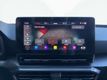 Cupra Leon II Hatchback PHEV 1.4 e-Hybrid 245KM 2022 Cupra Leon 1.4 eHYB 245KM PlugIn SerwisASO Navi Virtual Led Dcc FV23 1.4, zdjęcie 26