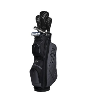 Женский комплект из 8 предметов Callaway Reva, черный, ГРАФИТ, правый