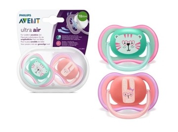 Ортодонтическая соска Philips Avent, симметричный силикон, 18 м+