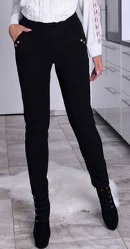 КОМФОРТНЫЕ ЖЕНСКИЕ БРЮКИ КЛАССИЧЕСКИ, ЧЕРНЫЕ 370B