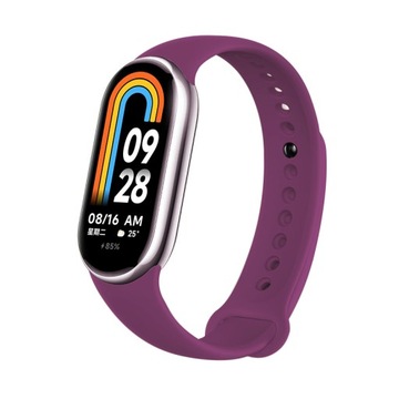 Ремешок для Xiaomi Mi Band 8 Сменный силиконовый ремешок Желтый 14 цветов