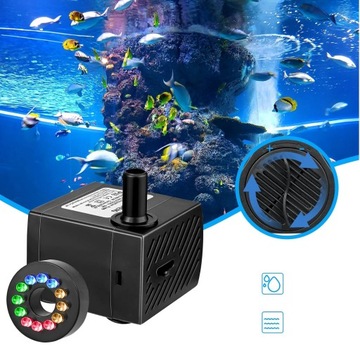 СОЛНЕЧНЫЙ САДОВЫЙ ФОНТАН НАСОС ДЛЯ ФОНТАНА НАСОС ДЛЯ ПРУДА 12LED 350Л/Ч