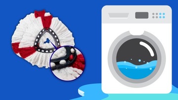 6x ВРАЩАЮЩИХСЯ НАСАДОК ДЛЯ ШВАБРЫ VILEDA TURBO, ЗАМЕНА МЕГА-АБСОРБИРУЮЩЕЙ НАСАДКИ