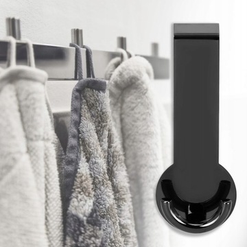 WIESZAK HACZYK ZAWIESZANY NA DRZWI CZARNY LOFT