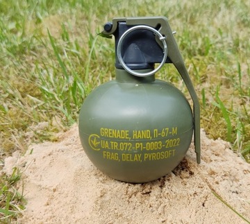 Granat rozpryskowy (treningowy) P-67M NATO (ASG, zrzuty z drona, szkolenia)