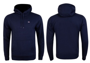 TOMMY HILFIGER BLUZA MĘSKA Z KAPTUREM TJM REGULAR FLEECE HOODIE NAVY r.XL