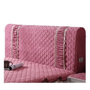 PIKOWANY POKROWIEC NA ZAGŁÓWEK ŁÓŻKA OCHRONNY POKROWIEC FLANELOWY 70x120CM