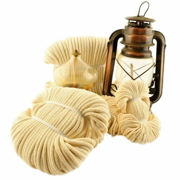 Knot do lamp naftowych pochodni OKRĄGŁY 3mm 1m
