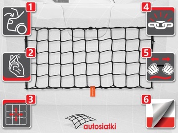 RANGE ROVER III L322 БОКОВАЯ СЕТКА БАГАЖНИКА