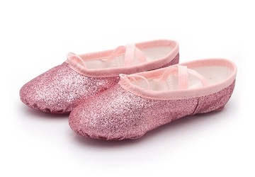 Балетки для танцев Ballet, размер 27, розовый блеск