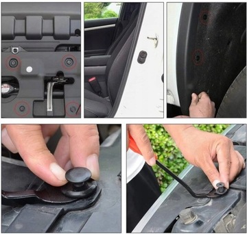 АВТОМОБИЛЬНЫЕ ЗАЖИМЫ ДЛЯ ОБИВКИ АВТОМОБИЛЯ | НАБОР 625 ШТ.