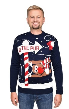 МУЖСКОЙ РОЖДЕСТВЕНСКИЙ ДЖЕМПЕР ДЛЯ SANTA L