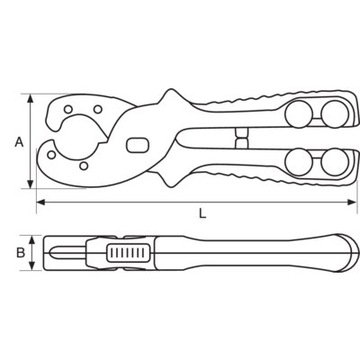 Ножницы BAHCO для резки многослойных труб 28 мм.