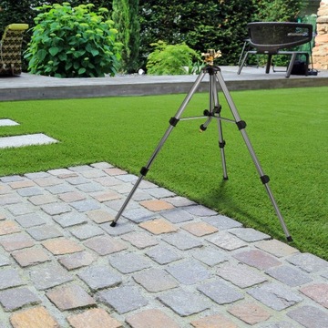 Zraszacz do trawnika z metalowym stojakiem, srebrny RD46957