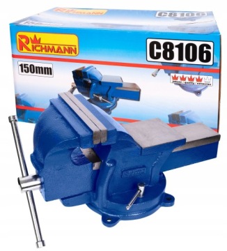 ПОВОРОТНЫЕ ЗАМОЧНЫЕ ТИСКИ 150 ММ RICHMANN C8106