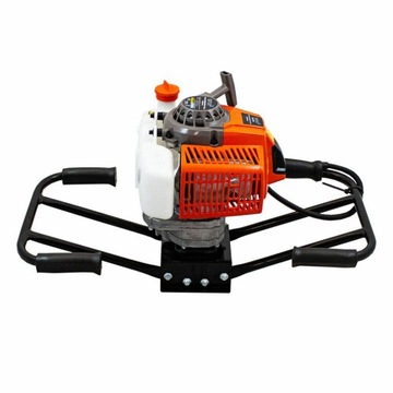 Бензиновая буровая установка мощностью 2,8 л.с., земляной бур на ДВУХ человек, комплект сверл.