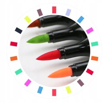 MARKERY ALKOHOLOWE 60 SZT Flamastry Mazaki Pisaki