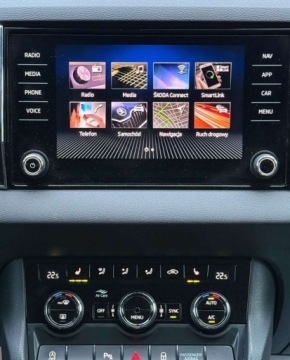 Skoda Karoq Crossover 1.6 TDI 115KM 2019 Skoda Karoq Salon Polska, Serwis ASO, Navi, Kamera,Czujniki, podgrz. fotele, zdjęcie 8