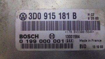0199000001 JINÉ MODUL 5.0 V10 TDI 4MOTION 230 2004 VW PHAETON (3D_)