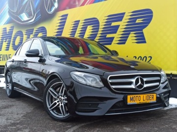 Mercedes Klasa E W213 Limuzyna 2.0 220d 194KM 2018 Mercedes E 220 salon, I wł, bezwyp. AMG Line