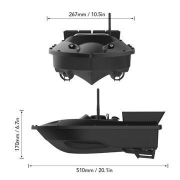 НАКОПЛИТЕЛЬНАЯ ЛОДКА ЗАГРУЖАЕМАЯ ПРИМАНКОЙ 1,5 КГ, 2 КОНТЕЙНЕРА