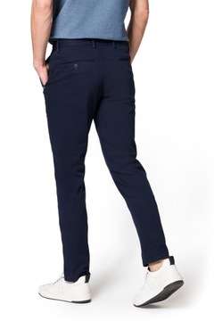 Spodnie Granatowe Chino Lancerto Monaco W33/L32