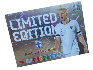 PANINI EURO 2020 KARTA LIMITED ARAJUURI