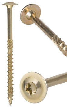 Столярные шурупы 5x60 мм Шурупы для дерева с пластиной TORX | Домакс 200 шт.