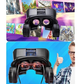 ОЧКИ ВИРТУАЛЬНОЙ РЕАЛЬНОСТИ 3D VR BOX ДЛЯ ВАШЕГО ТЕЛЕФОНА + КОНТРОЛЛЕР