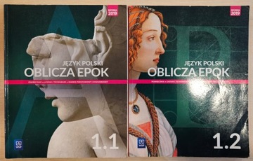 OBLICZA EPOK 1.1 + 1.2 PODRĘCZNIKI KOMPLET WSIP - 24H
