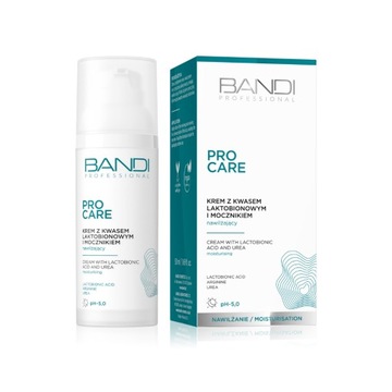 BANDI KREM Z KWASEM LAKTOBIONOWYM I MOCZNIKIEM 50 ml
