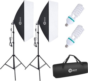 OMBAR SOFTBOX ZESTAW DO STUDIA FOTOGRAFICZNEGO.