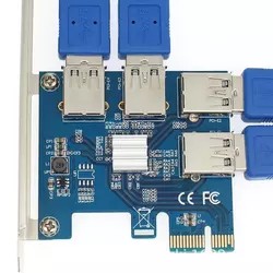 АДАПТЕР ПОРТОВ PCI-E RISER SPLITTER V1