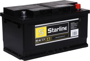Akumulator STARLINE 80AH/740A +P 12V 315X175X175