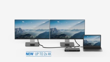 УНИВЕРСАЛЬНАЯ ДОК-СТАНЦИЯ PROKORD USB-C DUAL 4K 5KDLC100 + блок питания