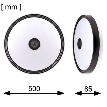 LAMPA PLAFON LED RGB 72W GŁOŚNIK BLUETOOTH+PILOT
