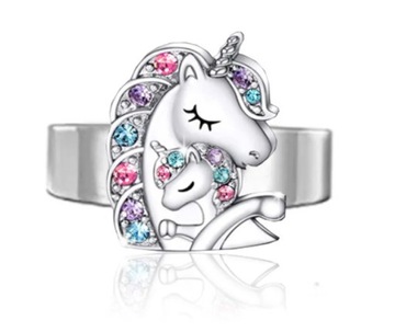 Ожерелье Серьги Браслет Комплект колец Комплект единорога Комплект лошади