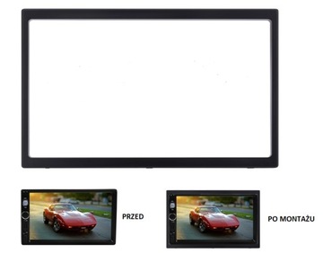 РАМКА 2DIN ДЛЯ КИТАЙСКОГО РАДИО, МАСКИРОВКА 102Х178ММ