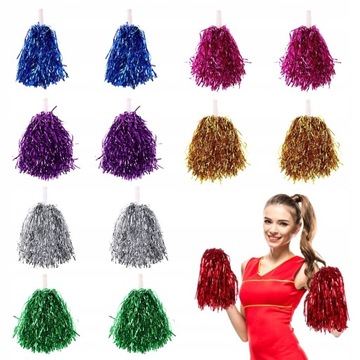 Prom Rekwizyty Pompony Cheerleaderek