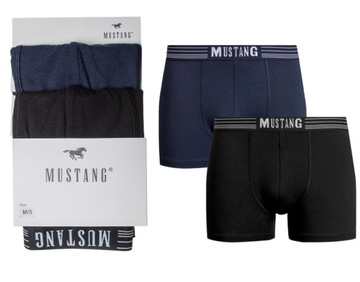 MUSTANG bokserki męskie bawełna 2PAK r. M